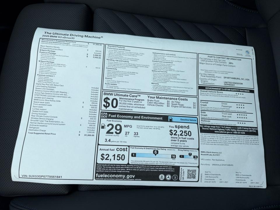 2026 BMW X3 30 xDrive