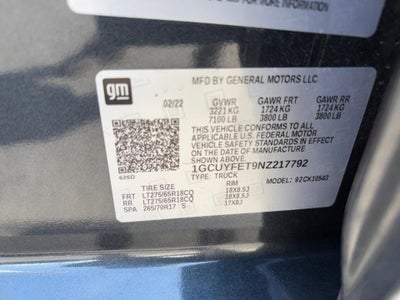 2022 Chevrolet Silverado 1500 LTD LT Trail Boss