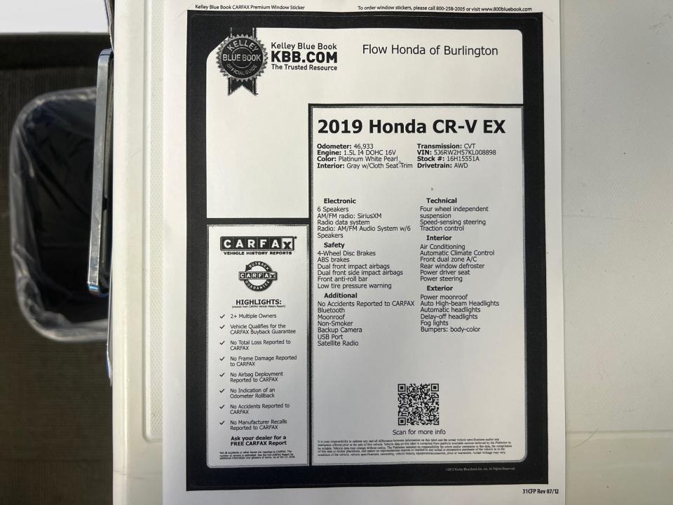 2019 Honda CR-V EX